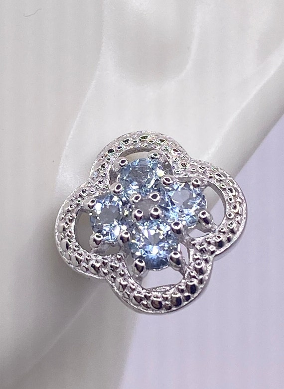 Blue Gemstone Earrings | Antique Earrings | Blue … - image 4