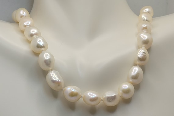 Baroque Pearl Necklace | Baroque Pearls | Freshwa… - image 1