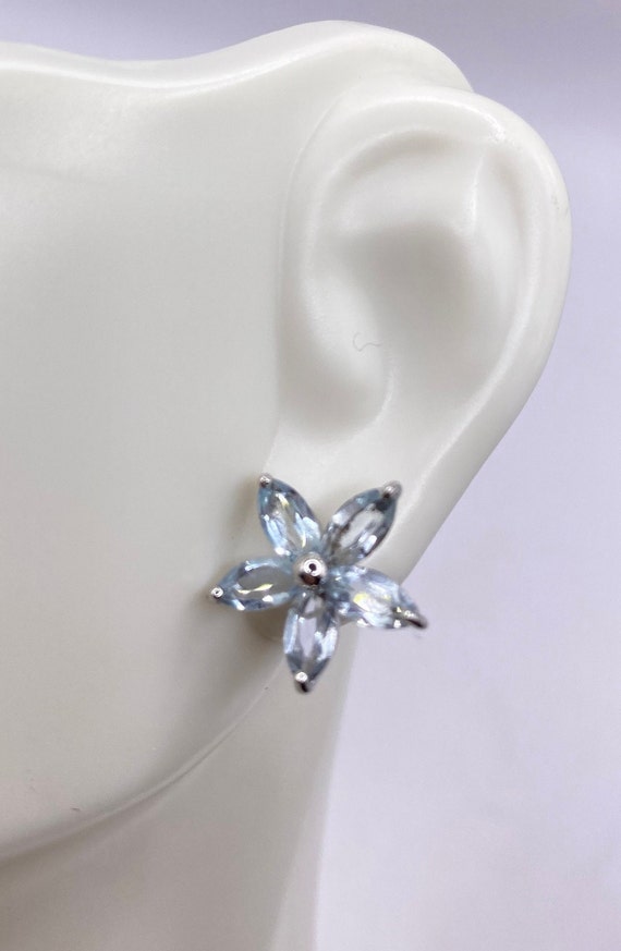Blue Gemstone Earrings | Antique Earrings | Blue T