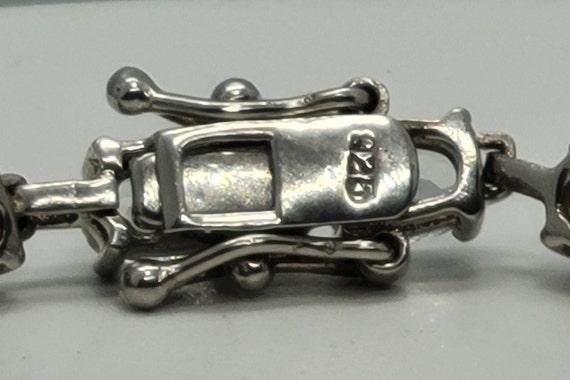 Vintage Gemstone Bracelet | Antique Garnet Topaz … - image 6