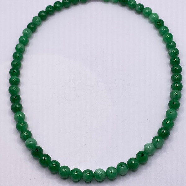 Jade Bead Necklace - Etsy