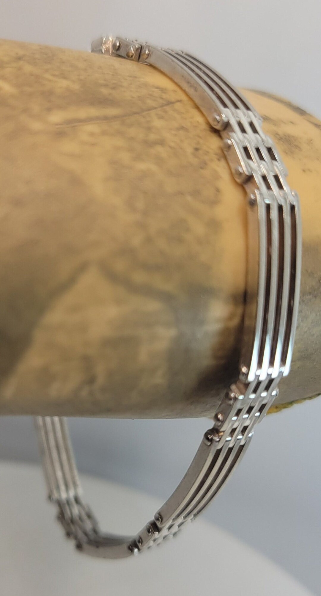 Vintage Bar Bracelet Italian Sterling Silver Stocking Stuffer Gifts for