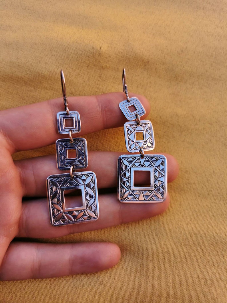 Berber Earrings,tribal Earrings,old Silver Earrings,handmade Earrings ,moroccan Earrings