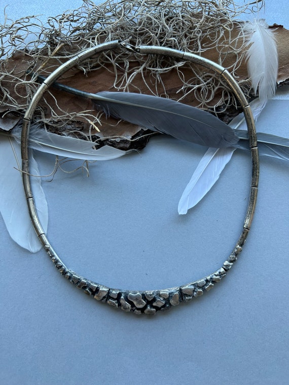 925 Sterling Silver Choker Necklace KRASSINI Designer Silver Necklace Gift for Her Sterling Silver Designer Necklace