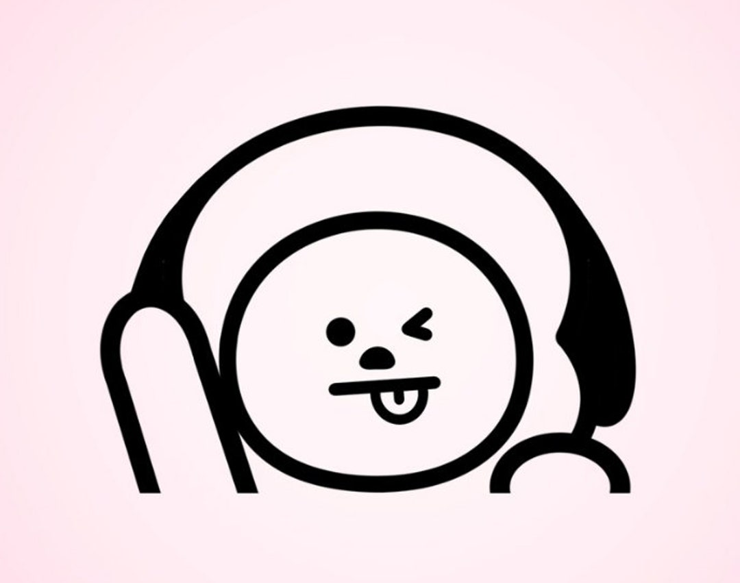 BT21 Chimmy Car/window Decal - Etsy Australia