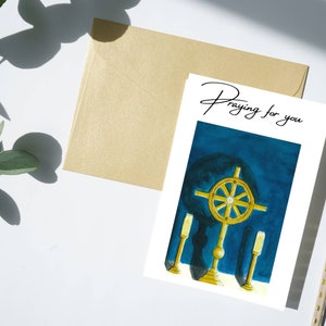 Imprimable - "Prier pour vous" Carte d'adoration eucharistique