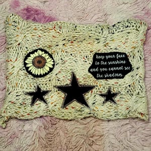 Ooak whimsical star kitty  beanie