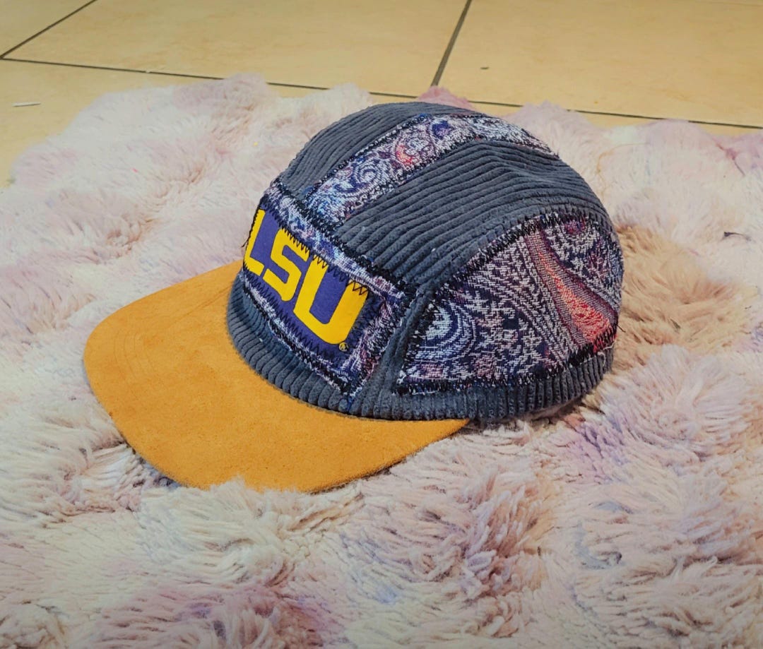 Handmade Lsu Panel Hat - Etsy
