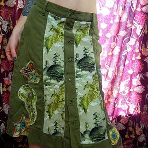 Ooak patchwork skirt