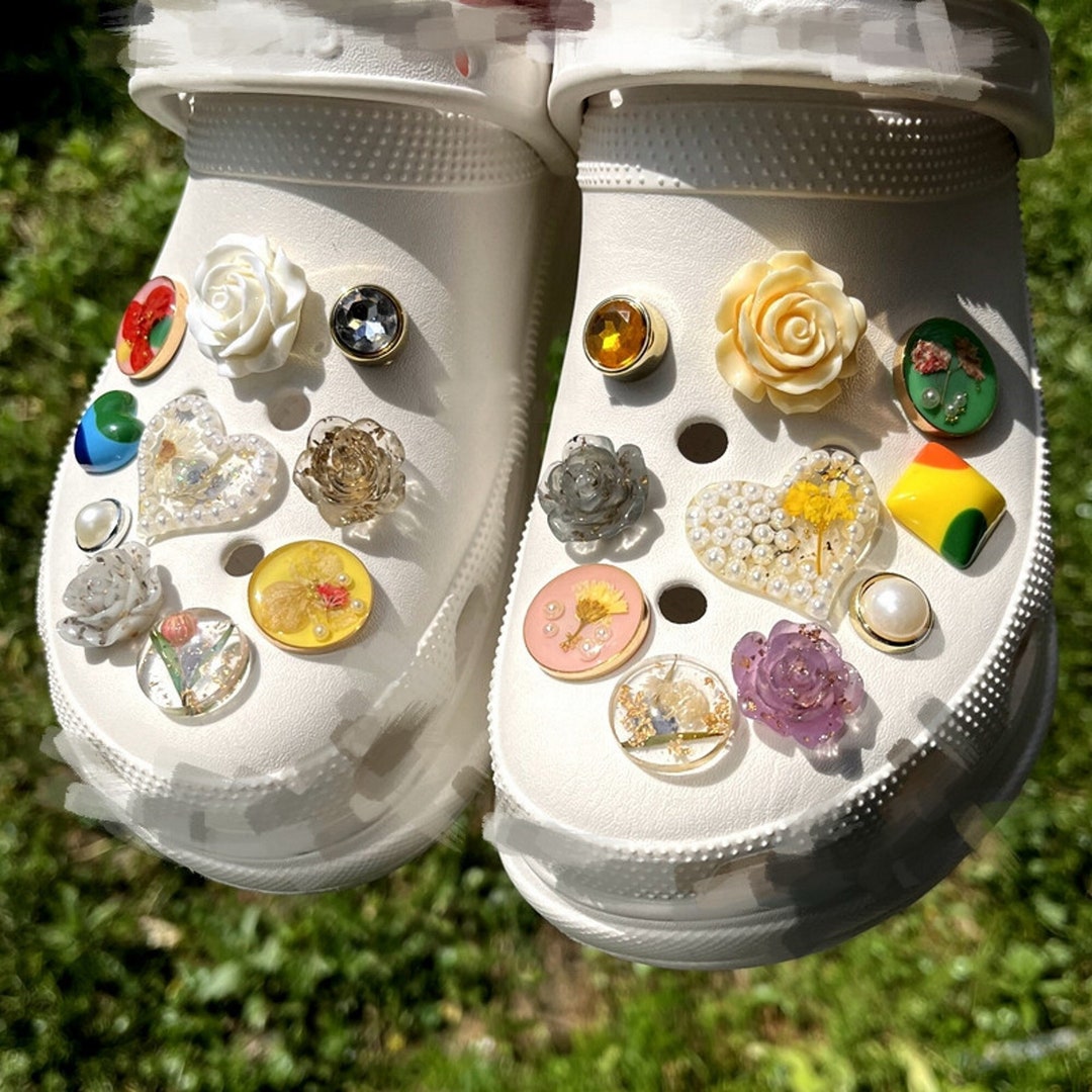 Flower Matching Croc Charms Jibbitz Set 10/20pcs Gift for Etsy