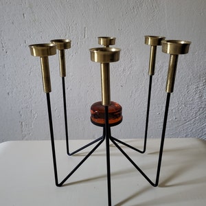 Gunnar Ander Ystad Metal Sweden Candlestick