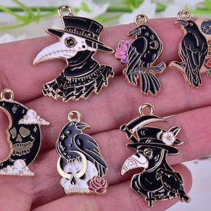 Gothic style charms 10pc mixed pack