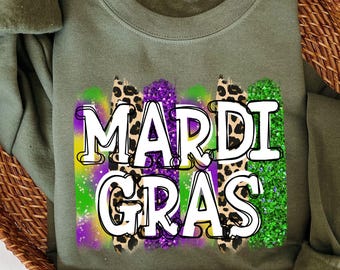 Mardi Gras Party Shirt, Nola Shirt,Fat Tuesday Sweatshirt,Flower de luce Tee,Saints New Orleans Shirt,Mardi Gras Carnival,Mardi Gras Symbol