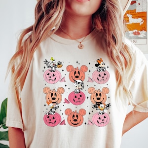 Mickey and Friends Skeleton Pumpkin Disney Halloween Shirt, Mickey's Not So Scary Halloween Party 2024, WDW Disneyland Family Halloween Gift