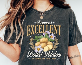 Excellent Boiled Potatoes Pride and Prejudice Shirt Jane Austen Gifts Pemberley Shirt Funny Mr Collins Shirt Booknerd Gifts Bookish Mr Darcy