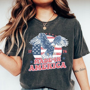 Made in America Shirt, 4th of July Shirt, Made In America Shirt, Independence Day Shirt, Patriotic Shirt, Cute 4th of July Shirt