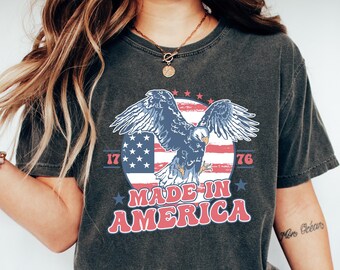 Made in America Shirt, 4th of July Shirt, Made In America Shirt, Independence Day Shirt, Patriotic Shirt, Cute 4th of July Shirt