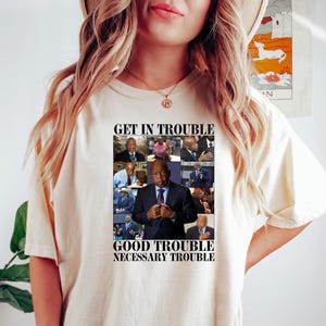 Comfort Lets Get In Good Trouble Shirt, Retro Protest Tee, John Lewis Civil Rights Shirt, John Lewis Resist Shirt, Feminism Gift