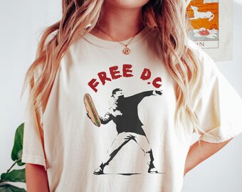 Gratis DC-shirt, weersta Federaal Overreach Protest-shirt, mensenrechten-T-shirt, protestshirt, anti-Trump-T-shirt, T-shirt voor sociale rechtvaardigheid, feministisch shirt