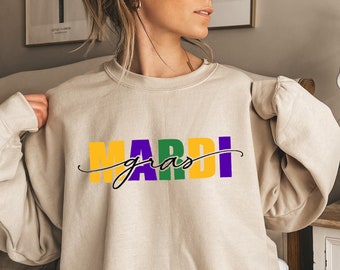Mardi Gras Shirts, Fat Tuesday Shirt, Flower de luce Shirt, Louisiana Sweatshirt,Saints New Orleans Shirt,Mardi Gras Day Sweatshirt,Carnaval