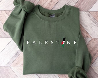 Palestine Sweatshirt, Free Palestine Sweater, Palestine Flag Crewneck, Stand With Palestine Shirt, Gaza Unisex College Tee,Palestine Gift