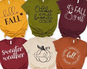 Fall Sayings Shirt - Etsy