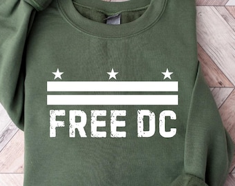 Gratis DC-shirt, weersta Federaal Overreach Protest-shirt, mensenrechten-T-shirt, protestshirt, anti-Trump-T-shirt, T-shirt voor sociale rechtvaardigheid, feministisch shirt