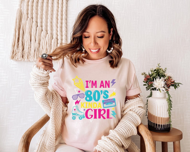 80-tals tjejskjorta, 80-talsmode, Tillverkad på 80-talet, 80-talsskjorta, Vintage trendig damskjorta, 80-tals vintageskjorta, 80-tals älskareskjorta, 80-talsfest bild 3