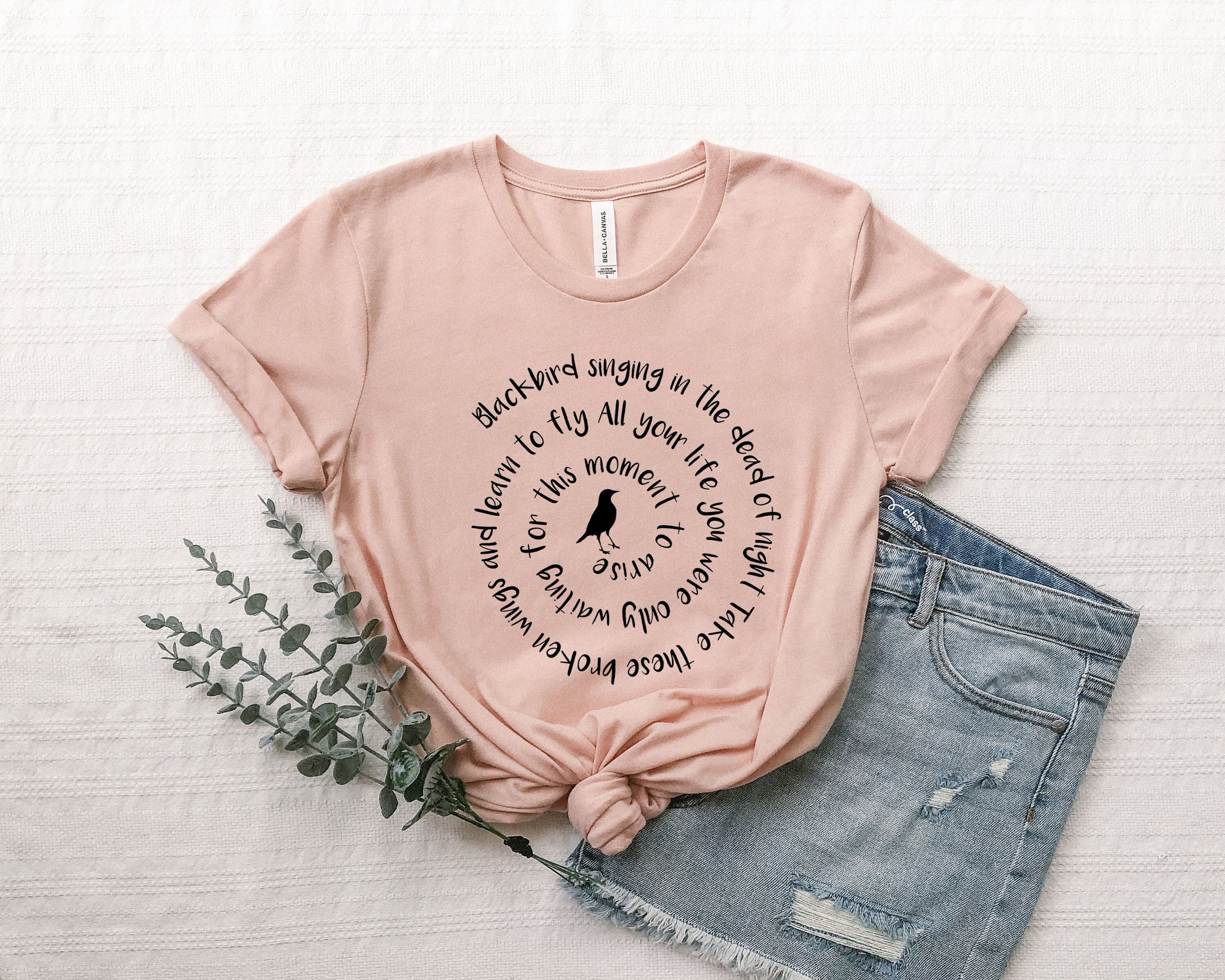 Blackbird Beatles Shirt, Blackbird Singing in the Dead of Night Shirt ...