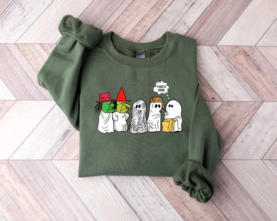 I Got A Rock Halloween Meme Sweatshirt, Funny Ghost Hoodie, Spooky Season Tshirt, Halloween Gift