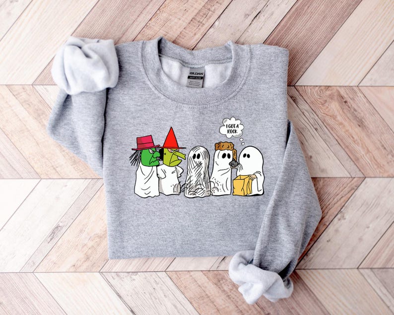 Tengo una sudadera con meme de Halloween de Rock, sudadera con capucha fantasma divertida, camiseta de temporada espeluznante, regalo de Halloween imagen 3