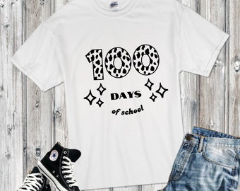 100 Days of School デジタル PNG、100 Days of School のデジタル ダウンロード、100 Days of School シャツ デザイン、子供用シャツの Cricut ファイル