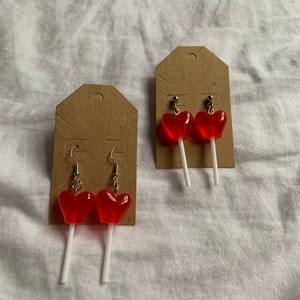 Heart Lollipop Earrings