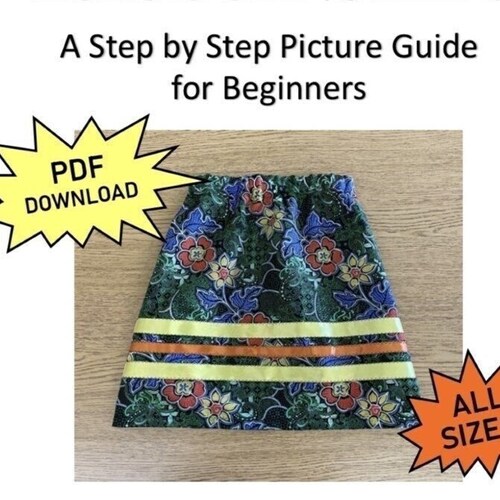 How to Sew a Basic Ribbon Skirt A Step by Step Picture Guide Etsy