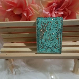 Aimant scintillant carte de tarot de la tempérance