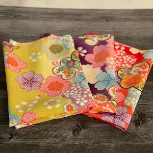 Kyoto Yuzen Rayon Crepe Fabric: Japanese Kimono Material