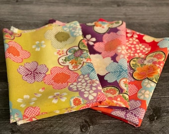 Kyoto Yuzen Rayon Crepe Fabric: Japanese Kimono Material
