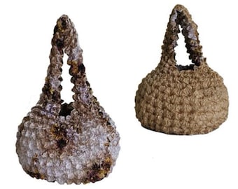 NEW! Magic Popcorn Reversible Purse, Stretchy Tote, Solid Color & SUNFLOWER Print, Strong Durable Everyday Sports Bag, Picnic Market Bag