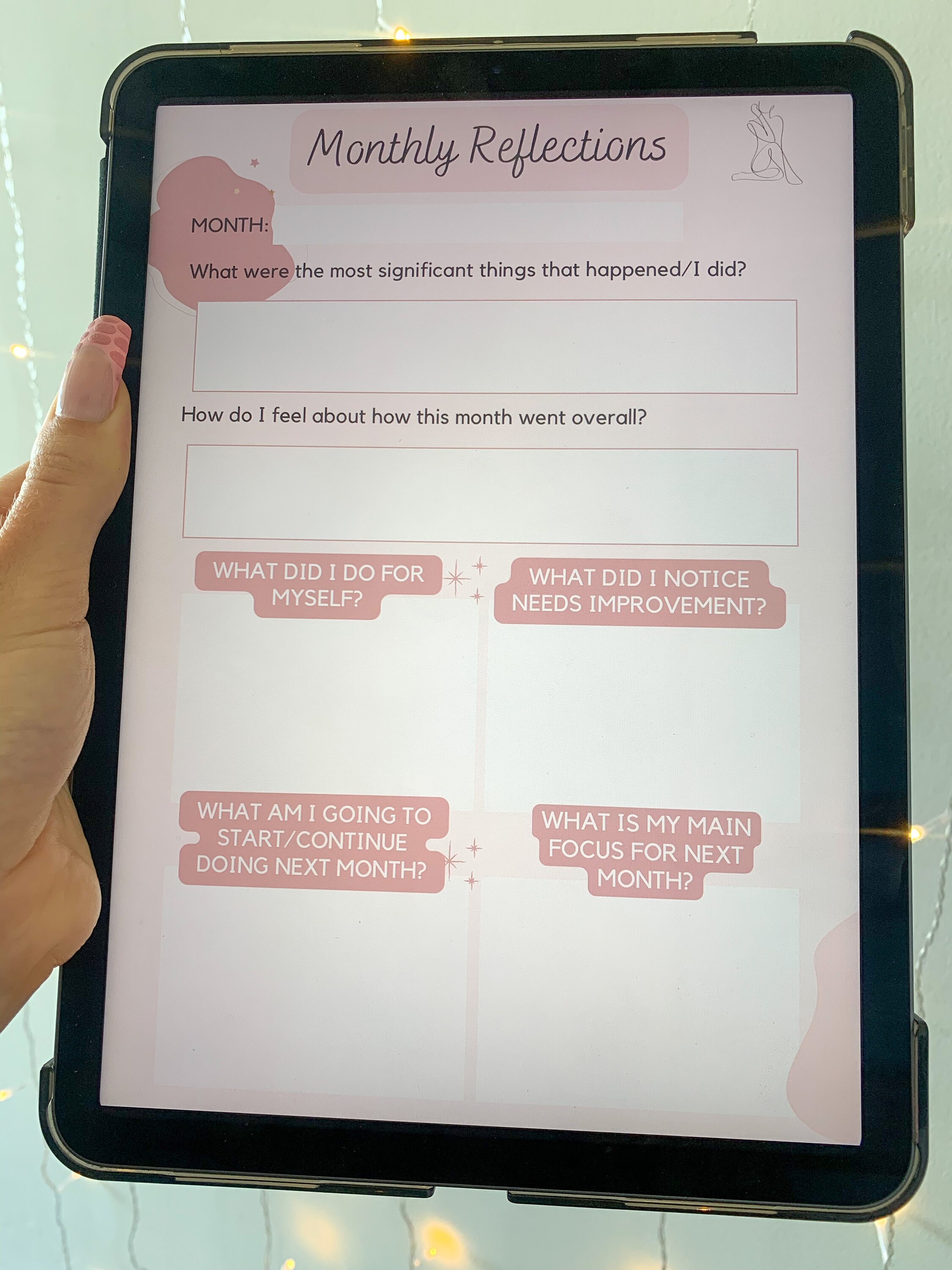 Monthy Reflections Monthly Reflections/review Worksheet Resource - Etsy