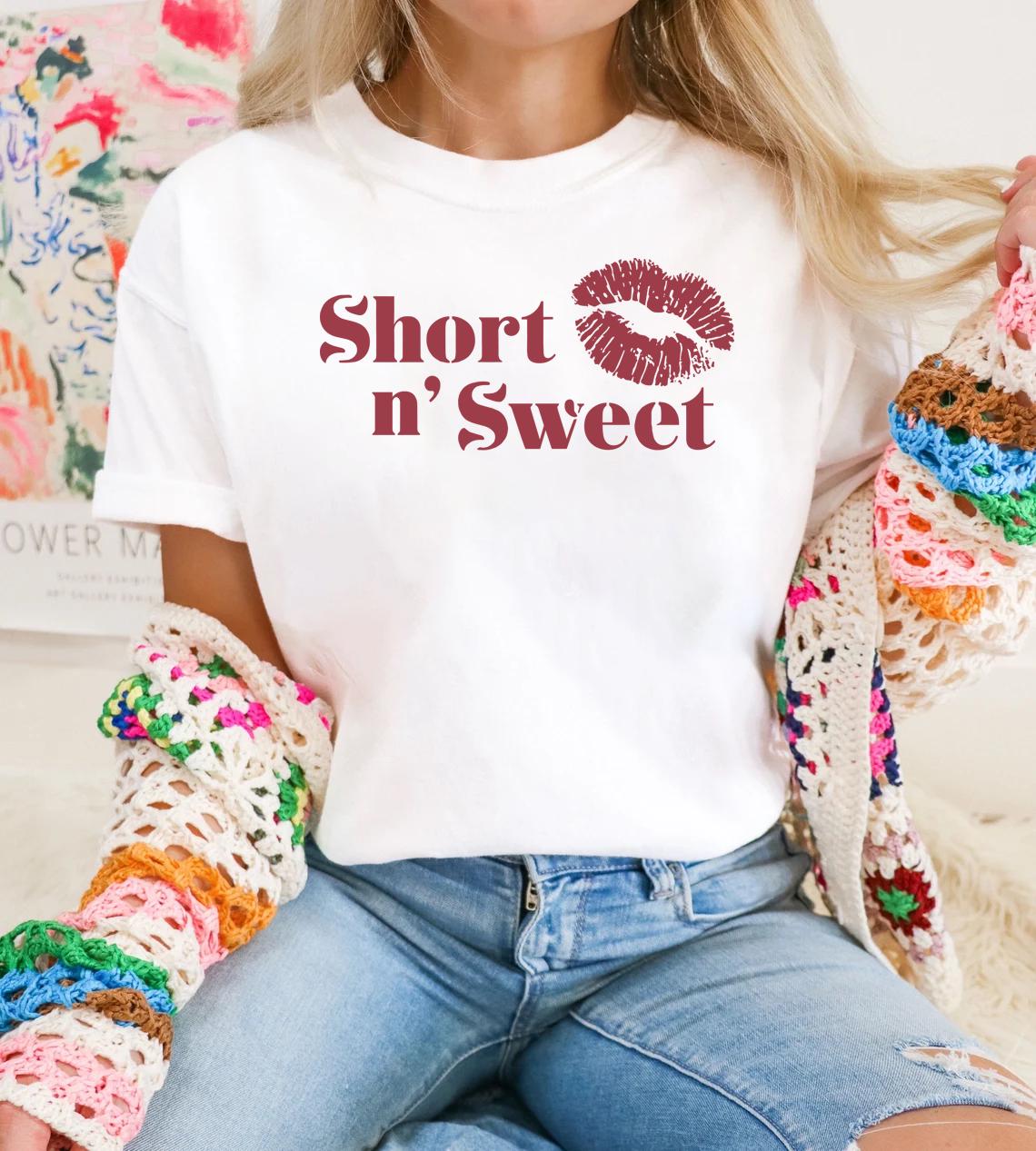 【CPGN STUDIO】DTP How Sweet Short Sleeve T-shirt Short N' Sweet Shirt - Etsy