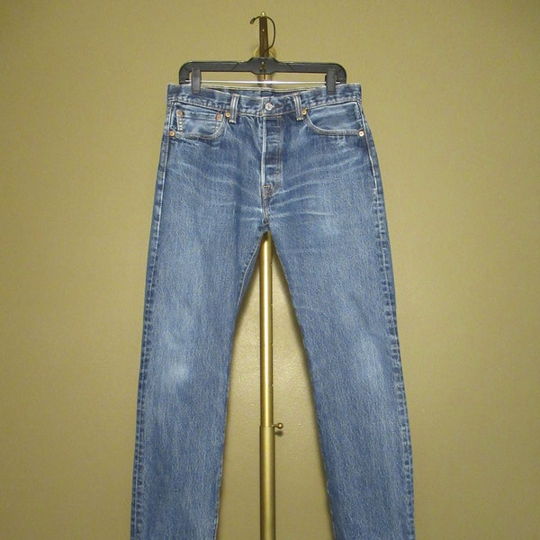 Classic Vintage 1990s Levi 501 Button Fly Jeans NICE!