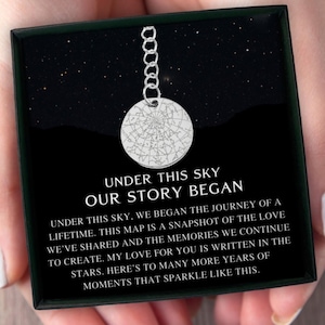 Porte-clés carte des étoiles par date, porte-clés ciel nocturne personnalisé, cadeau romantique pour mari, cadeau d'anniversaire gravé