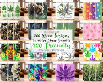 200+ Weed Variety Pack Tumbler Wrap Bundle, 20oz Weed Tumbler Wrap Template, Marijuana Tumbler Wrap, Cannabis Funny Stoner Tumbler Wrap PNG