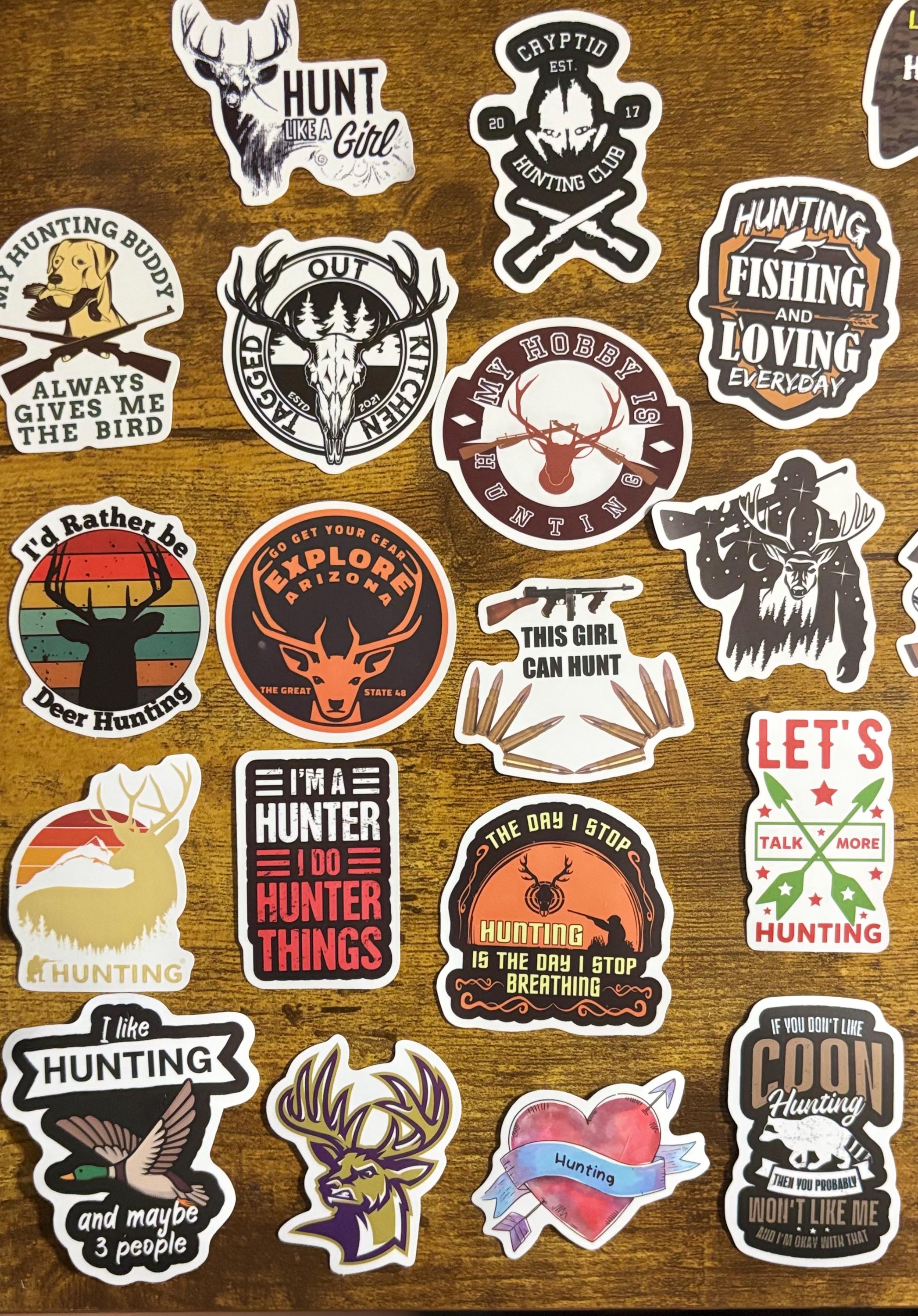 Hunting Themed Stickers Decals for Planners, Journals, Decorations ...