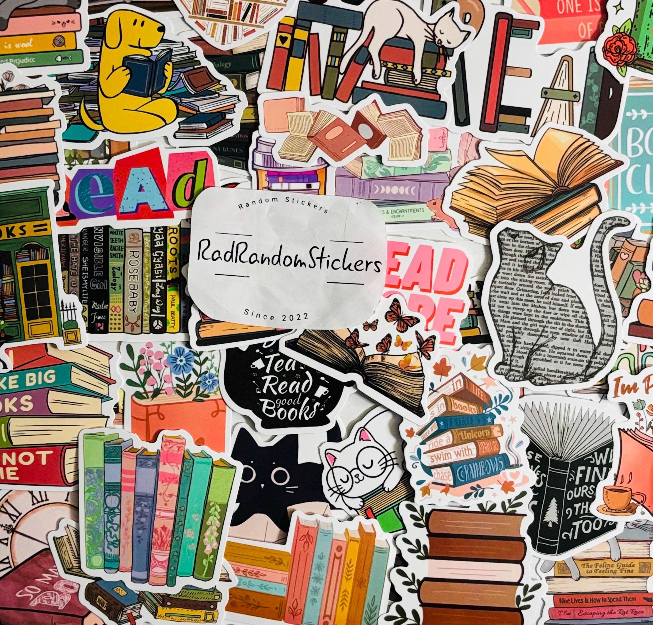 Reading, Book Lover Stickers Pack Decals for Planners, Journals, - Etsy
