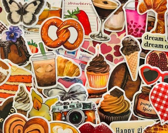 Retro Girly Coquette Stickers, Planner Decorations, Party Supplies