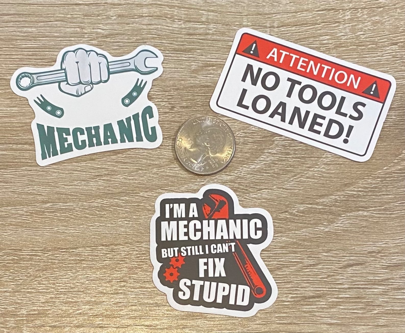 5-50 Pack Diesel Mechanic Stickers for Laptops, Skateboards, Phones ...