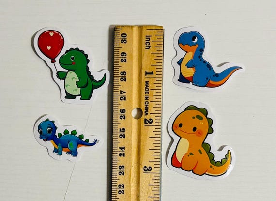 Pack De 1500 Pegatinas De Dinosaurios 3D - 3 Rollos De 500 Pegatinas | Stickers De Animales Para Regalos, Manualidades Y Scrapbooking | Educativo Y Divertido