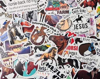 Paardstickers, ruiterstickers voor planners, tijdschriften