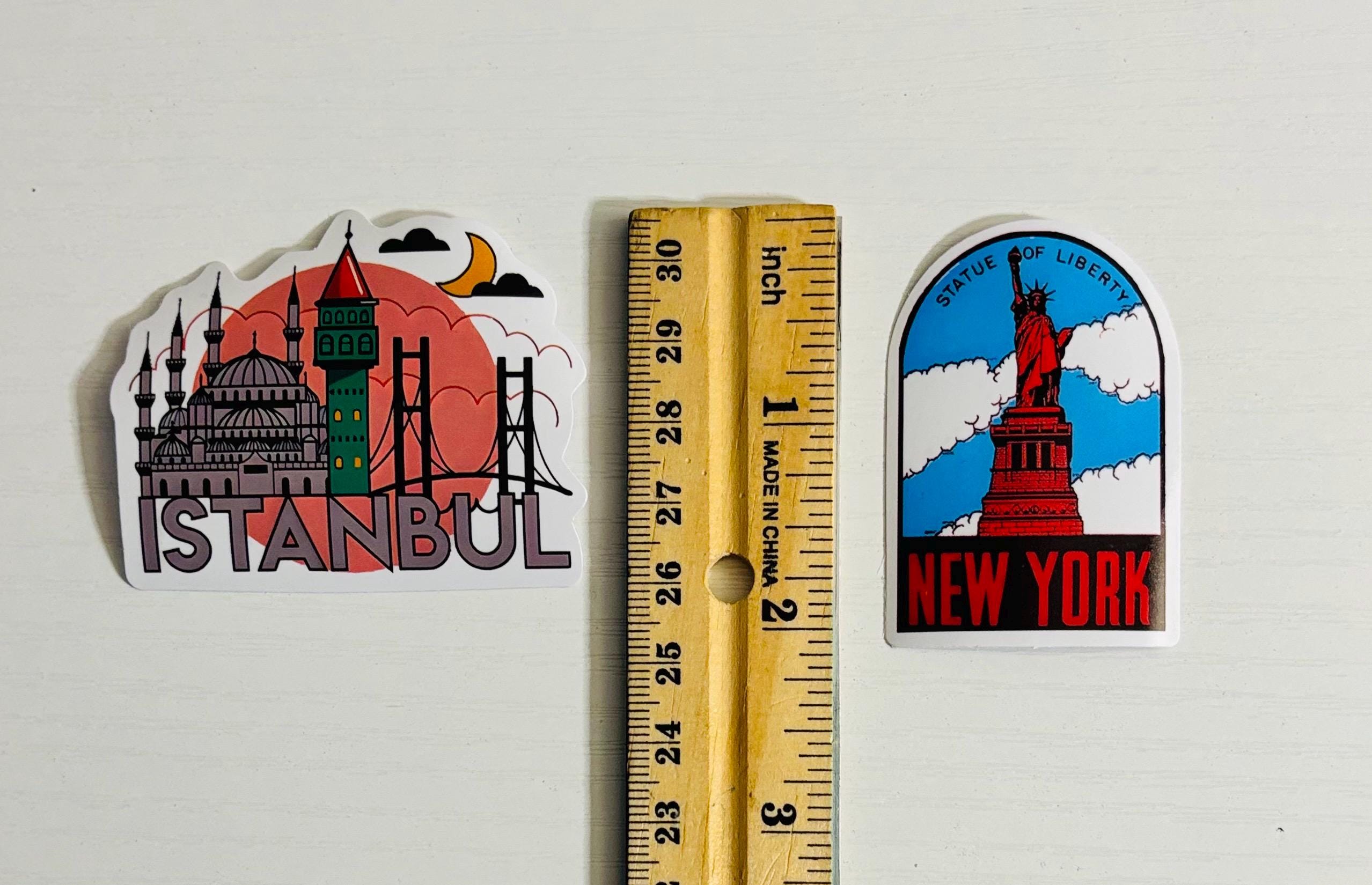 World Travel Passport Stickers Pack of 10, 20 or 50 Decals for Planners ...